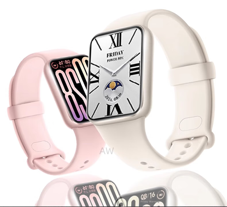 Ремешок Iboann из ТПУ и силикона для Xiaomi Band 9 Pro / 8 Pro, Redmi Watch 5 / 4, унисекс, черный