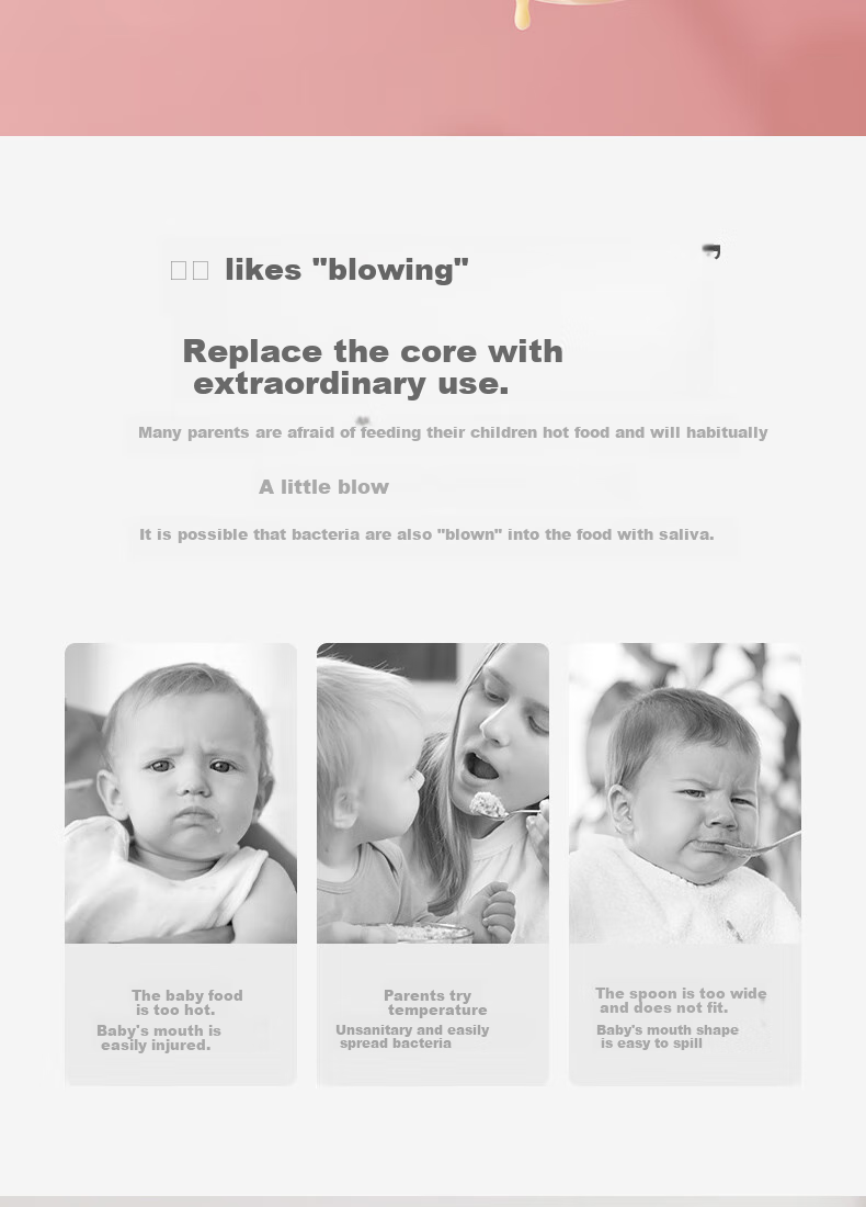 Детские ложки Babycare, термочувствительные, противоошпаривающие, набор из 2 шт., цвет "Морской туман", Синий