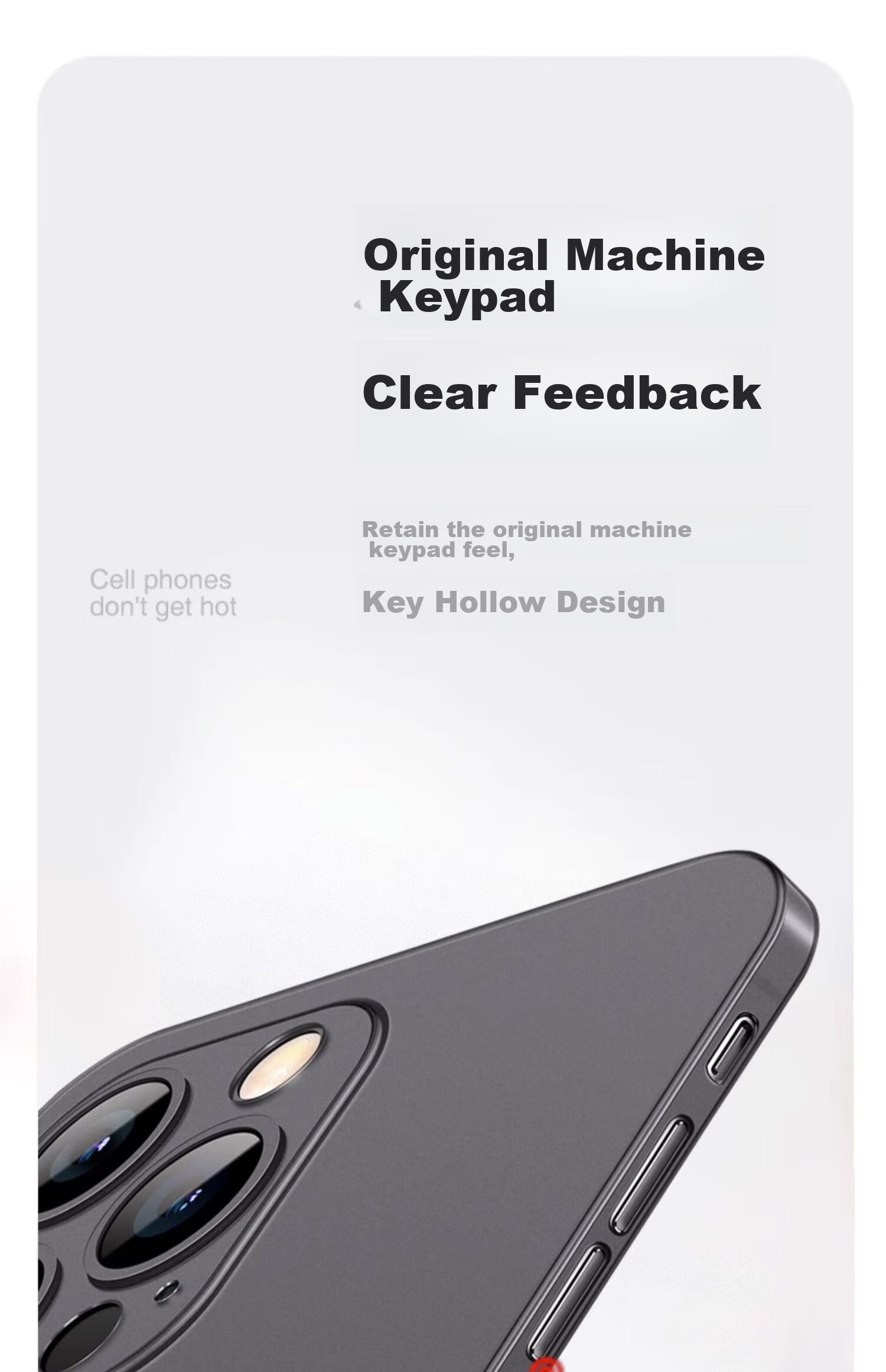 Чехол-накладка DIVI для Apple iPhone 13, ультратонкий, матовый, полупрозрачный, синий