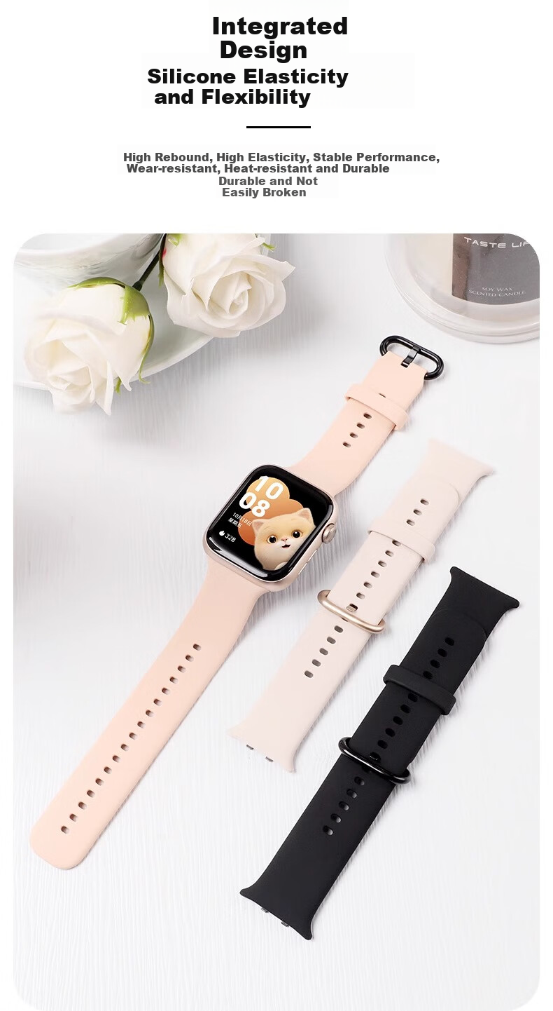 Ремешок iboann для HONOR Watch 5, черный, силиконовый, спортивный