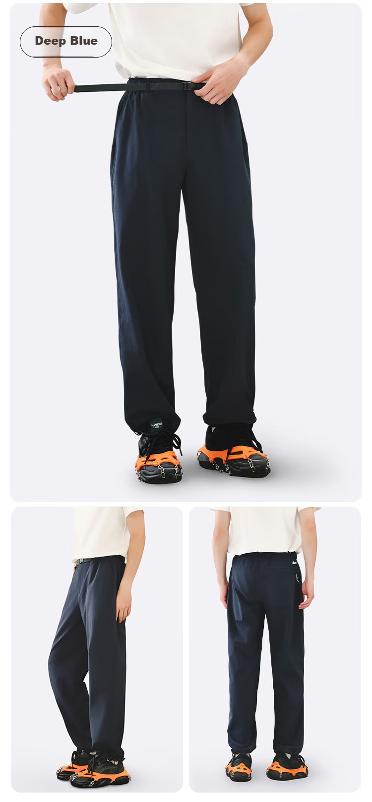 JD Original Мужские брюки-карго Loose Fit, американского стиля, с отверстиями для воздуха, парашютные штаны, дышащие длинные брюки, цвет хаки, размер 3XL