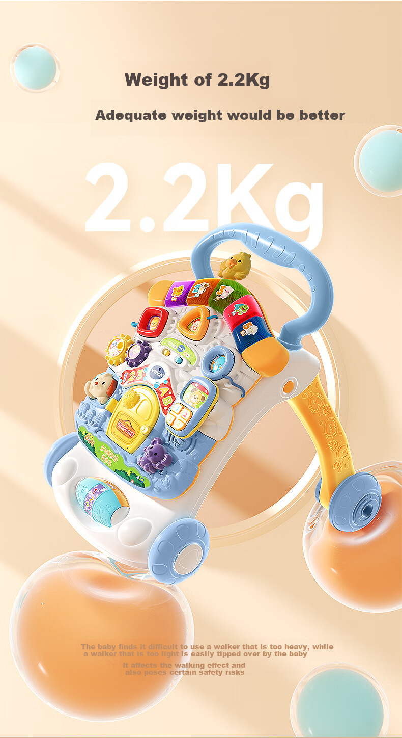 Развивающий центр-ходунки Vtech, музыкальный, складной, регулируемый по скорости, для мальчиков и девочек, подарок на день рождения ребенка