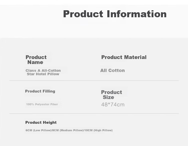 Подушка SOMERELLE Pure Cotton Hotel Triple-Protection, 48x74 см, 2 шт.