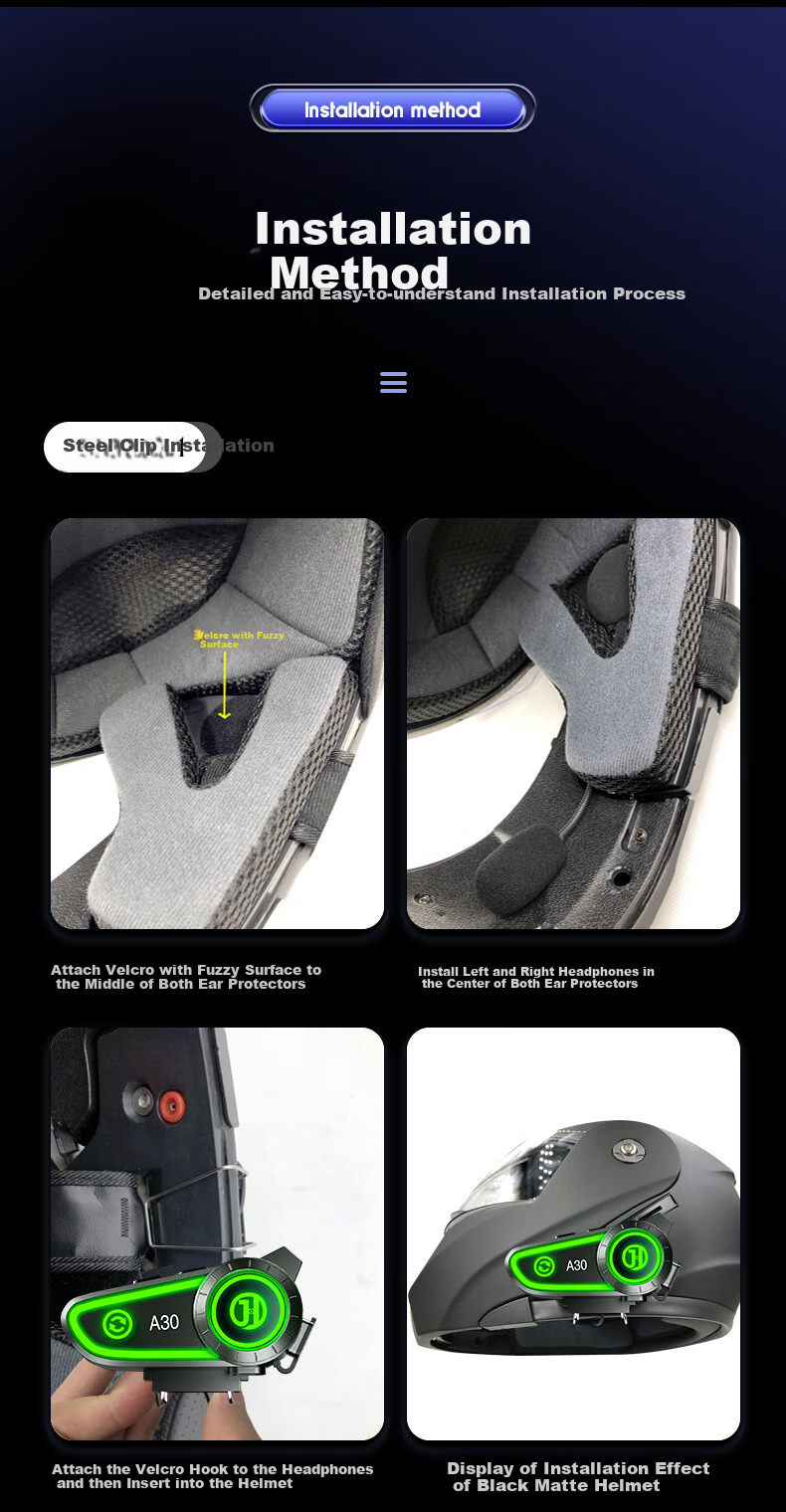 Bluetooth-гарнитура для мотошлема