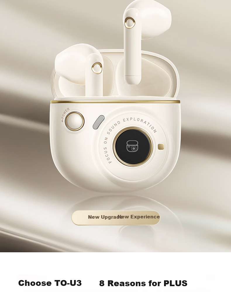 Беспроводные наушники Edifier TO-U3 Plus True Wireless Bluetooth, полувкладыши, белый, белый