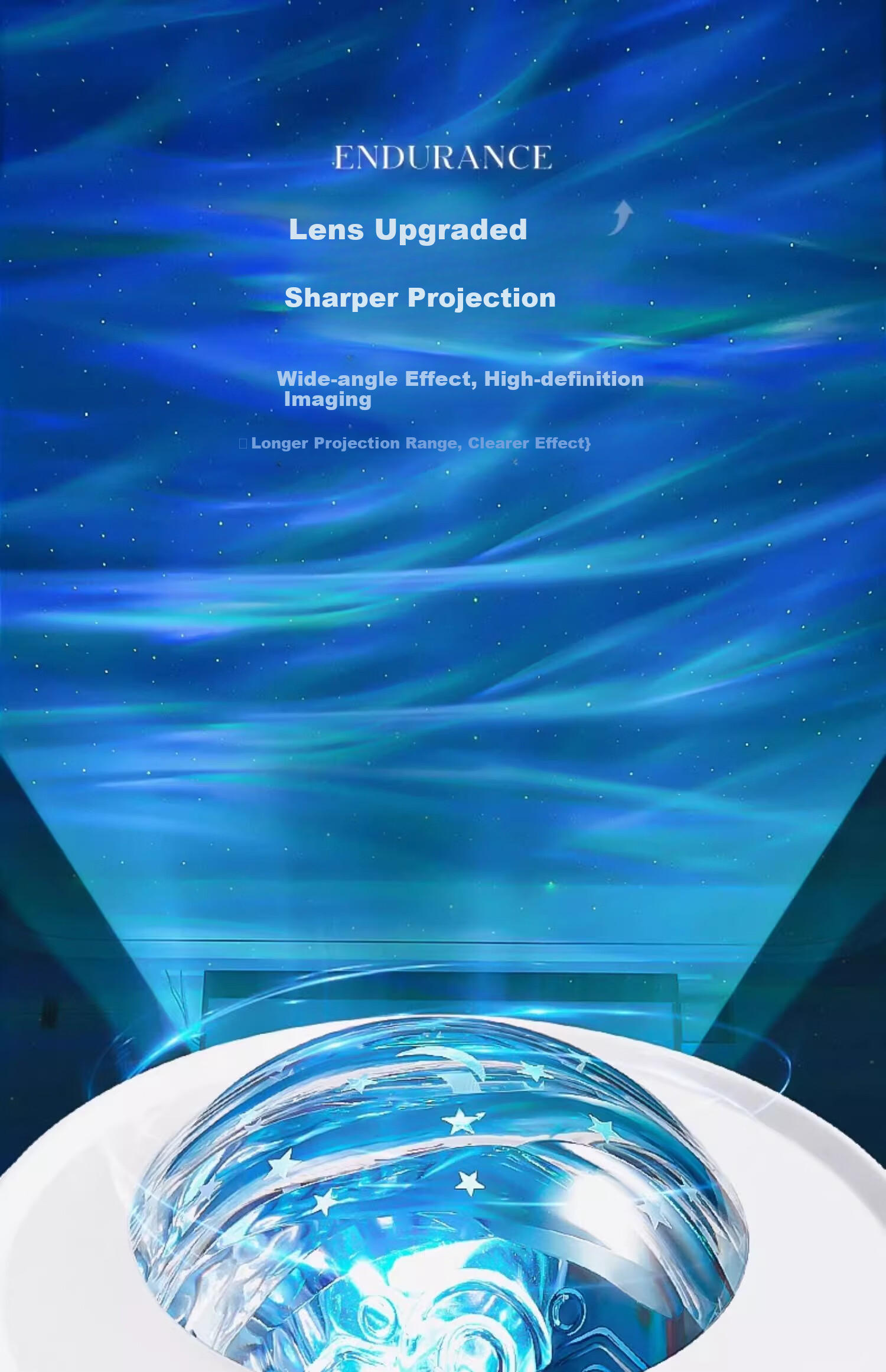 Портативная колонка ONEFIRE Aurora Starry Sky, Bluetooth 5.0, проектор звездного неба, атмосферный светильник, подарок для девушки