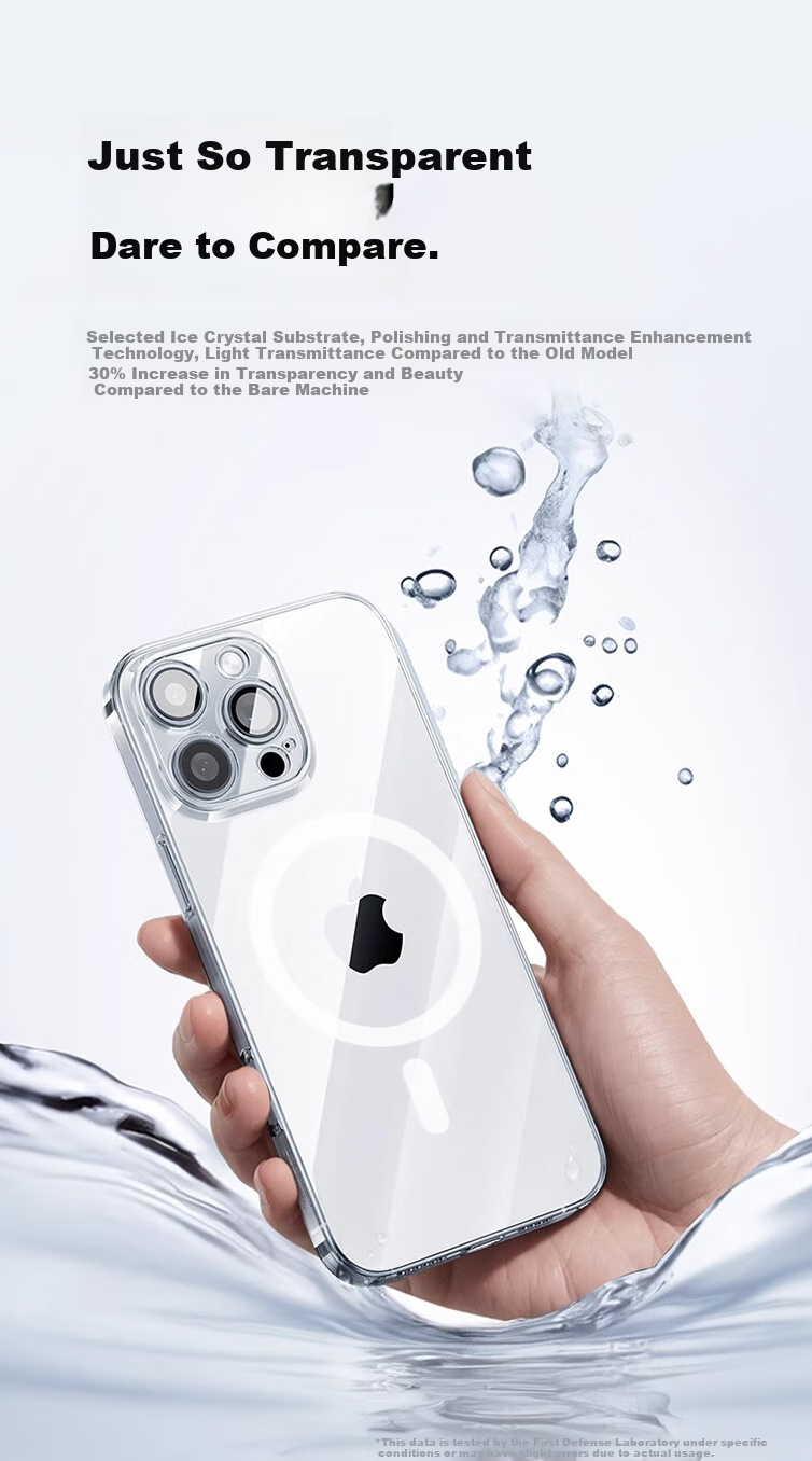 Чехол для Apple iPhone 15 DIVI Ice Clear Magnetic