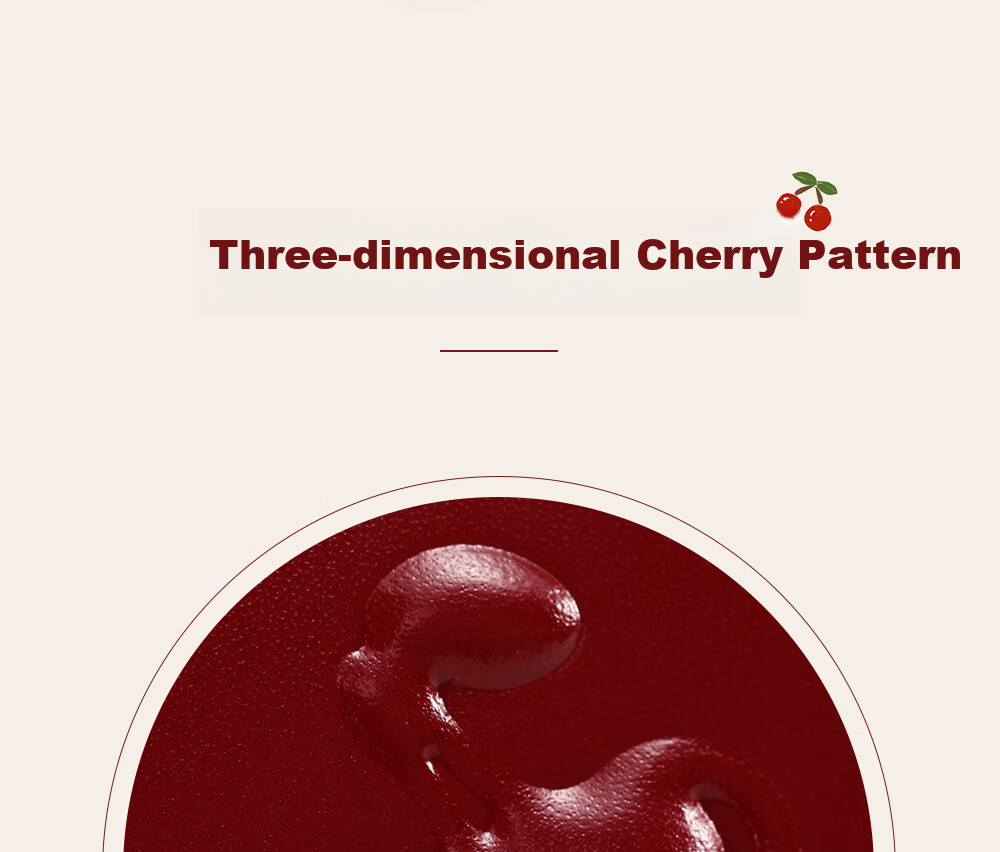 Кошелек Toutou Cherry из натуральной кожи, короткий кардхолдер, красный, подарок на Новый год, День Святого Валентина