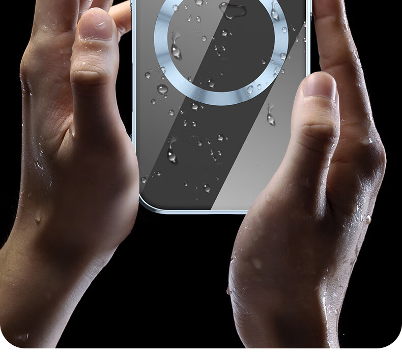Чехол ZHIWEISHI для iPhone 17, защитный, с электролитическим покрытием, магнитный, противоударный, с полной защитой объектива, ультратонкий, графитовый черный