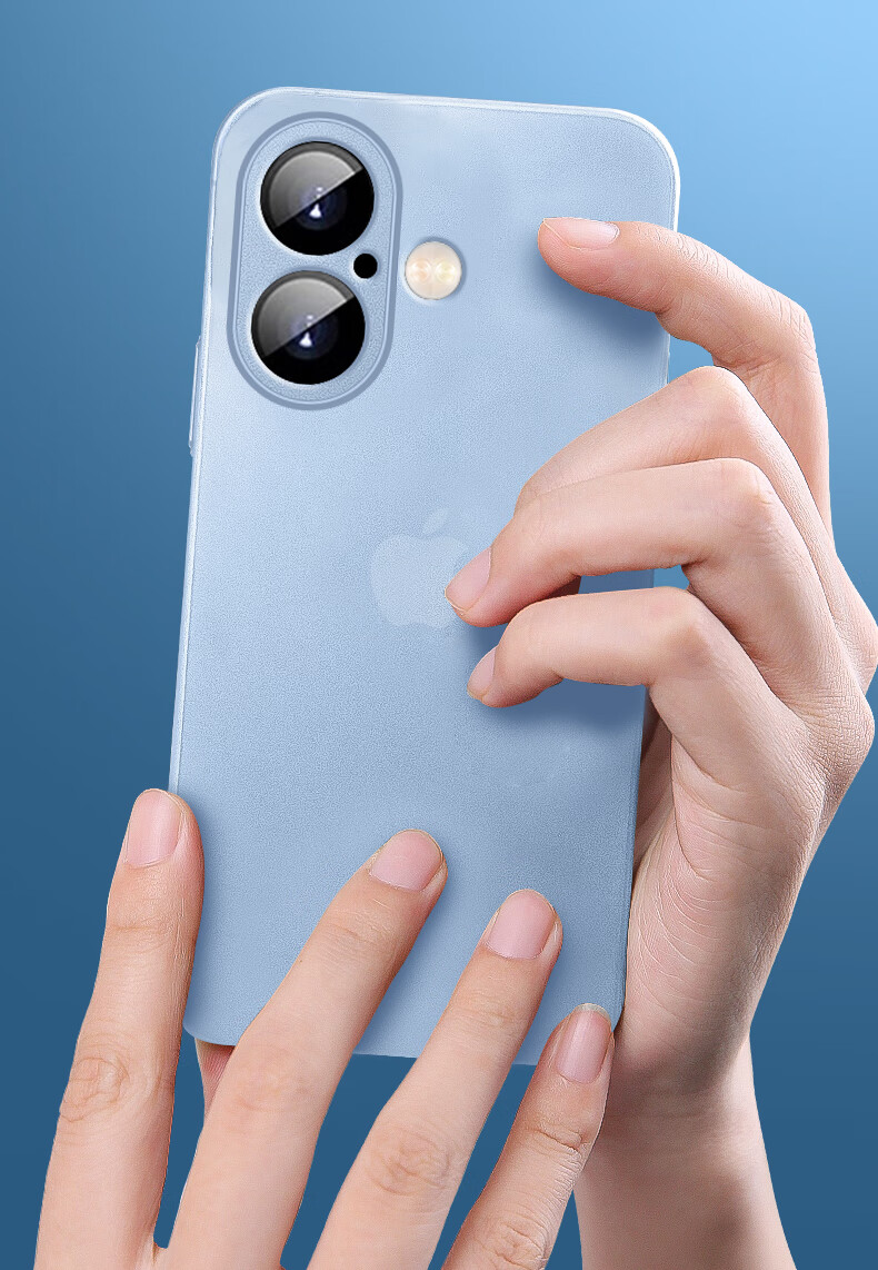 Защитный чехол NEYAA для iPhone 17, ультратонкий, полупрозрачный, противоударный, силиконовый, матовый, с полной защитой объектива, цвет "Мглистый белый"
