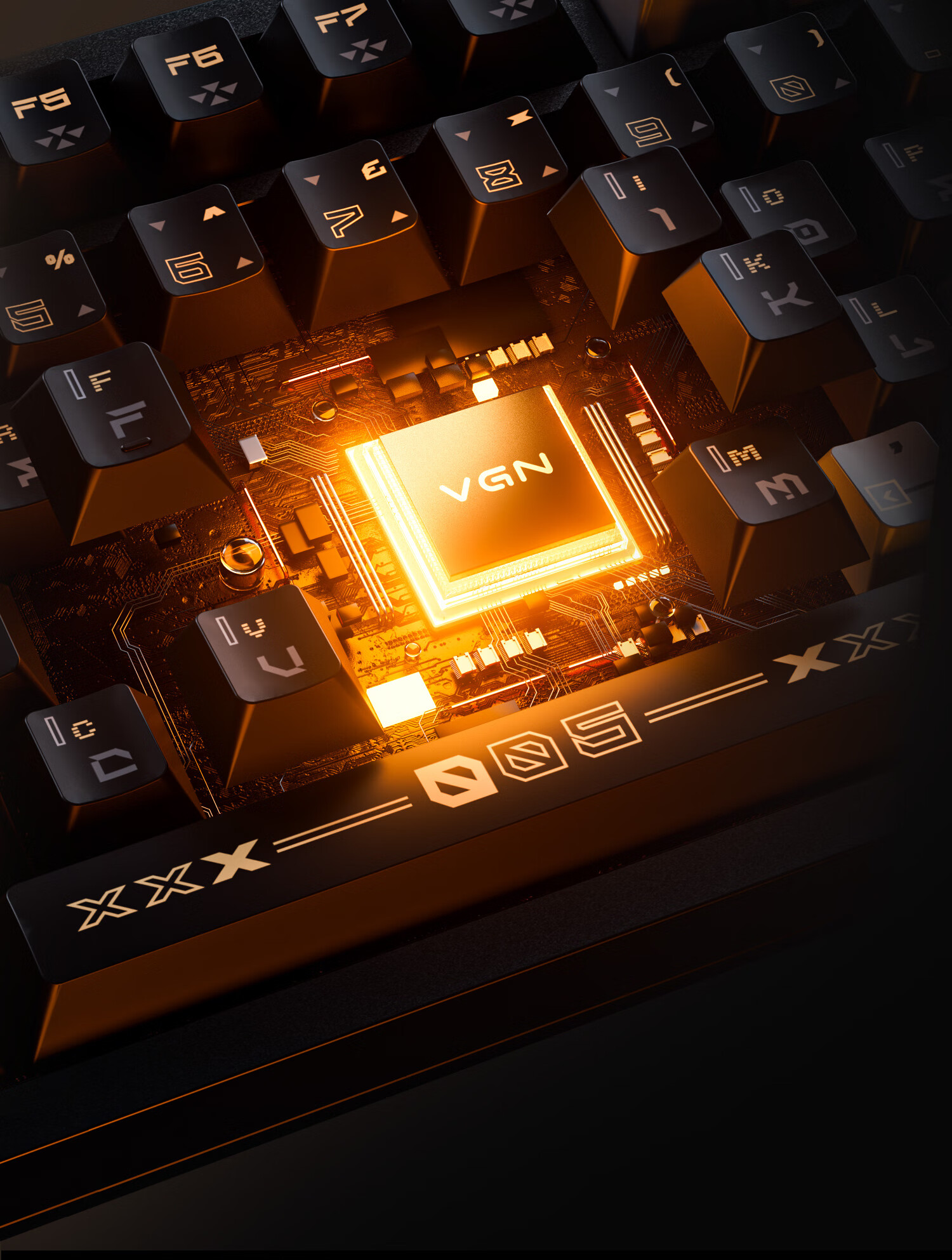 Игровая механическая клавиатура VGN Lightning Magnetic Axis Keyboard 75 E-Sports Customized Gasket Aluminum Hot-Swappable