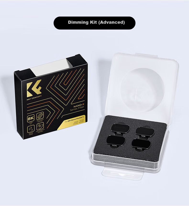 Набор фильтров Zhuoer для DJI Pocket 3, аксессуары для экшн-камеры, магнитная установка, макролинза