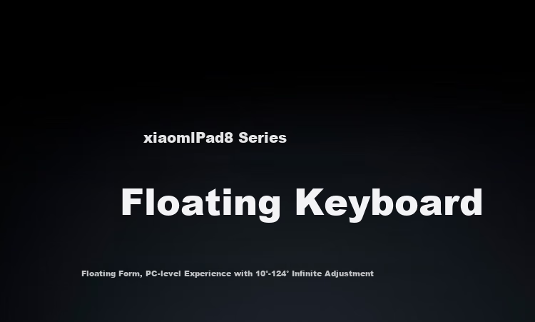 Планшетная клавиатура MI Floating Keyboard с тачпадом, черная, для Xiaomi Pad 8/8 Pro