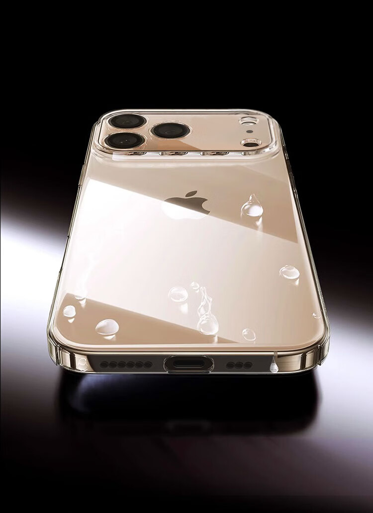 Чехол для iPhone 17 Xuanka [German Ice Crystal], защитный, прозрачный, с полной защитой линз, противоударный, ультратонкий, с рассеиванием тепла, высококачественный, для беспроводной зарядки, для мужчин и женщин
