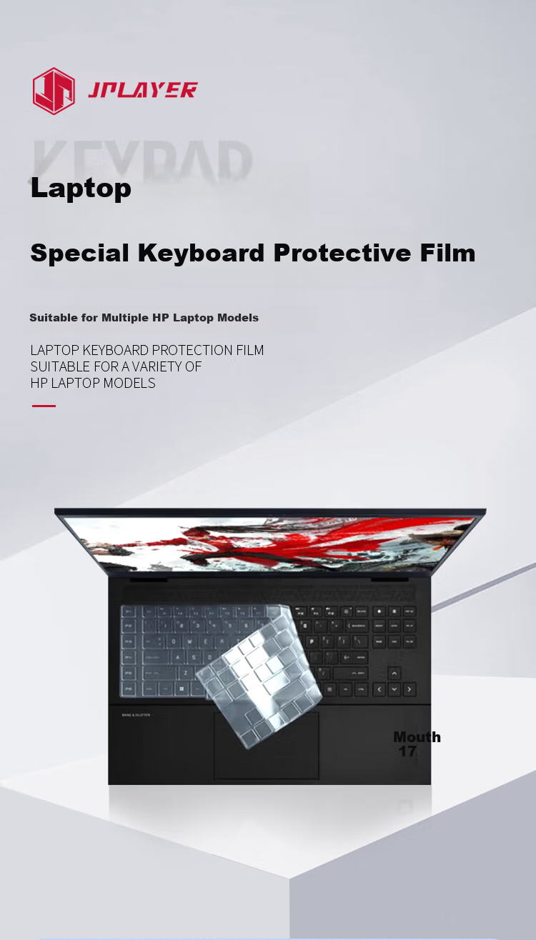 Защитная пленка для экрана и клавиатуры JPLAYER для ноутбуков HP Star Book Pro 14 2024/Rui Pro 14, легко наносится, защита от царапин, 14-дюймовый протектор экрана