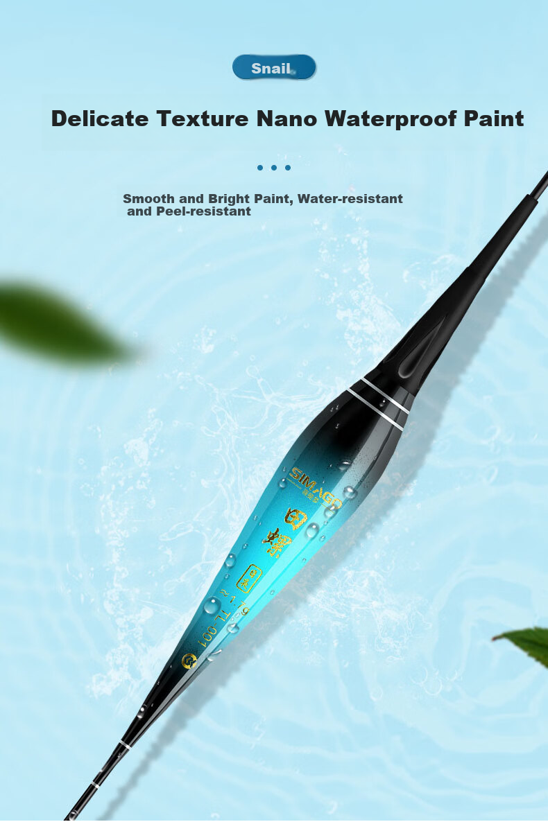 SIMAGO Ximan Du Bite-Sensitive Color-Changing Luminous Float for Day And Night Use, Electronic Float with Eye-Catching Design for Black Pit Night Fishing TL-02