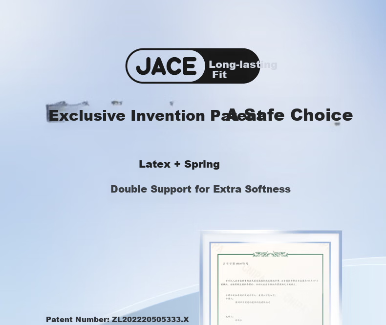Натуральная латексная подушка JaCe, пружинный сердечник, ортопедическая подушка для сна на боку, против храпа, для взрослых, с подарочной коробкой (высокая)