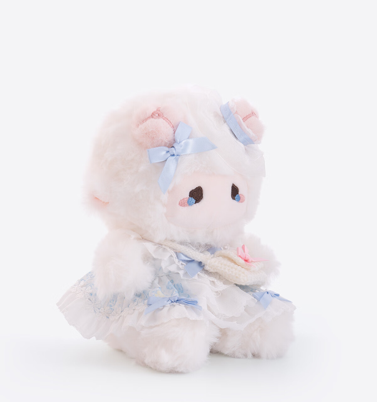 Zeouji Puff Pastry Little Lamb Table Companion Doll, Cute Plush Toy, Unscented Version, Stuffed Animal, Birthday Gift for Girls And Friends