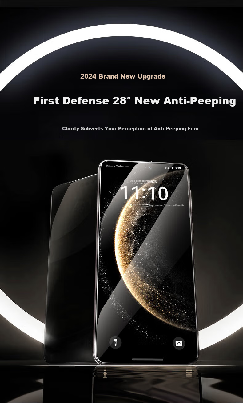 Защитная пленка DIVI [28° True Privacy] для Huawei Mate 70, гидрогелевая, противоударная, антибликовая, антиотпечатки