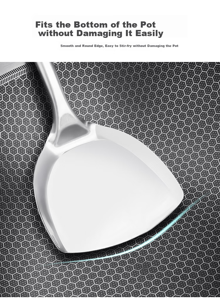 Лопатка кухонная MAXCOOK, серия Zibao MZ110, нержавеющая сталь, 36.5 см