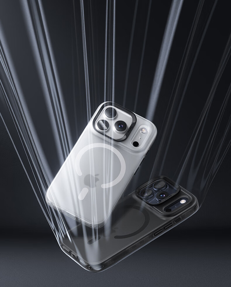 Защитный чехол Benks для Apple iPhone 17 Pro, противоударный, магнитный, черный