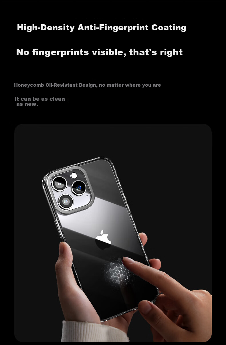 Чехол TORRAS для iPhone 15 Pro, с выдвижной подставкой, противоударный, прозрачный, PC+TPU