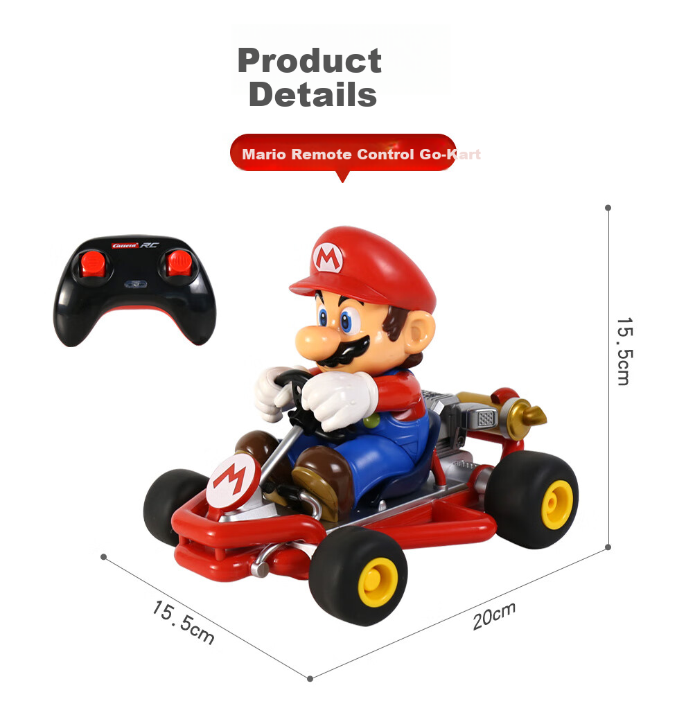 Радиоуправляемый автомобиль Carrera Mario Kart, электромобиль, подарок для детей и мальчиков