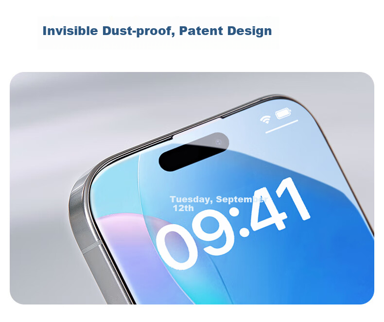 Защитное стекло для экрана DIVI для Apple iPhone 15 Pro, защита от синего света, антибликовое, 2 шт.