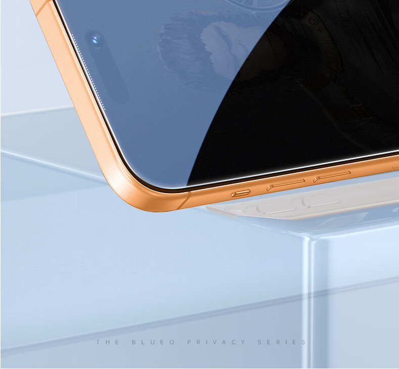 Защитное стекло BLUEO AG Frosted для Apple iPhone 17 Pro Max/16 Pro Max, противоударное, антибликовое, антишпионское, устойчивое к царапинам, противоотпечатки