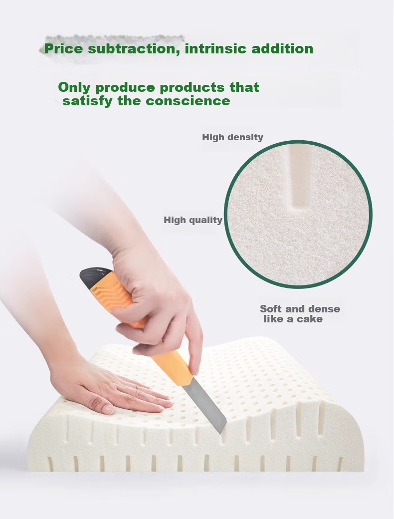 Подушка Noyoke Latex Pillow, натуральный латекс, для взрослых, волнистая, Таиланд, 60x40x5-7 см