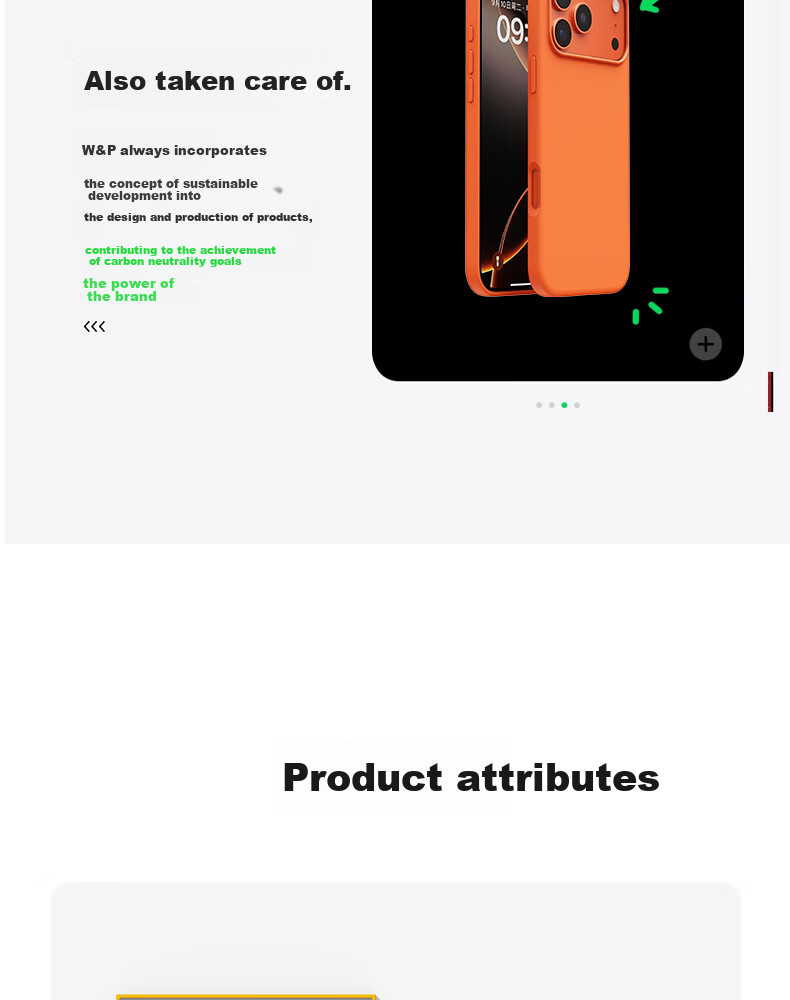 Чехол W&P для Apple iPhone 17 Pro Max, силиконовый, с магнитной зарядкой MagSafe, цвет "Айма Оранж"