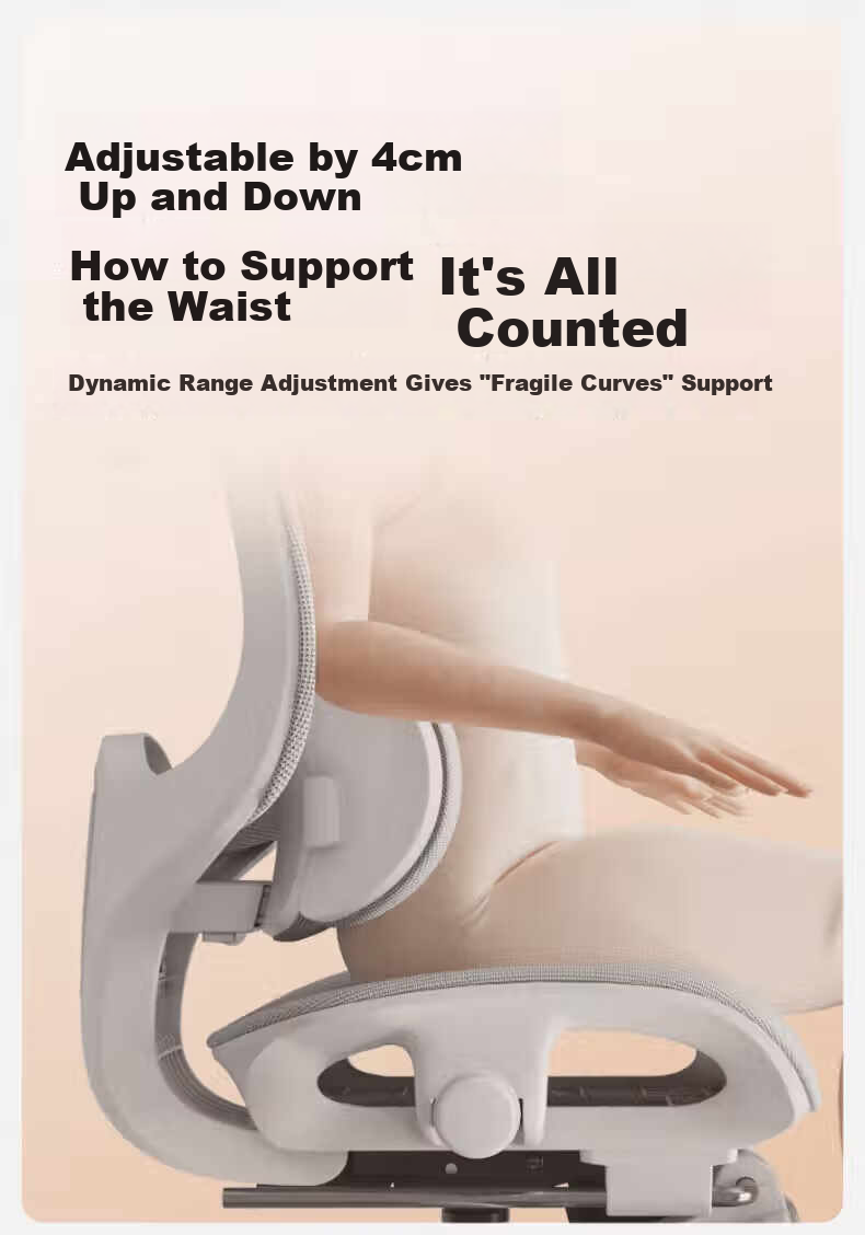 Эргономичное офисное кресло Xige X19, компьютерное кресло с биомеханическим сиденьем и поясничной поддержкой, комфортное для длительного сидения
