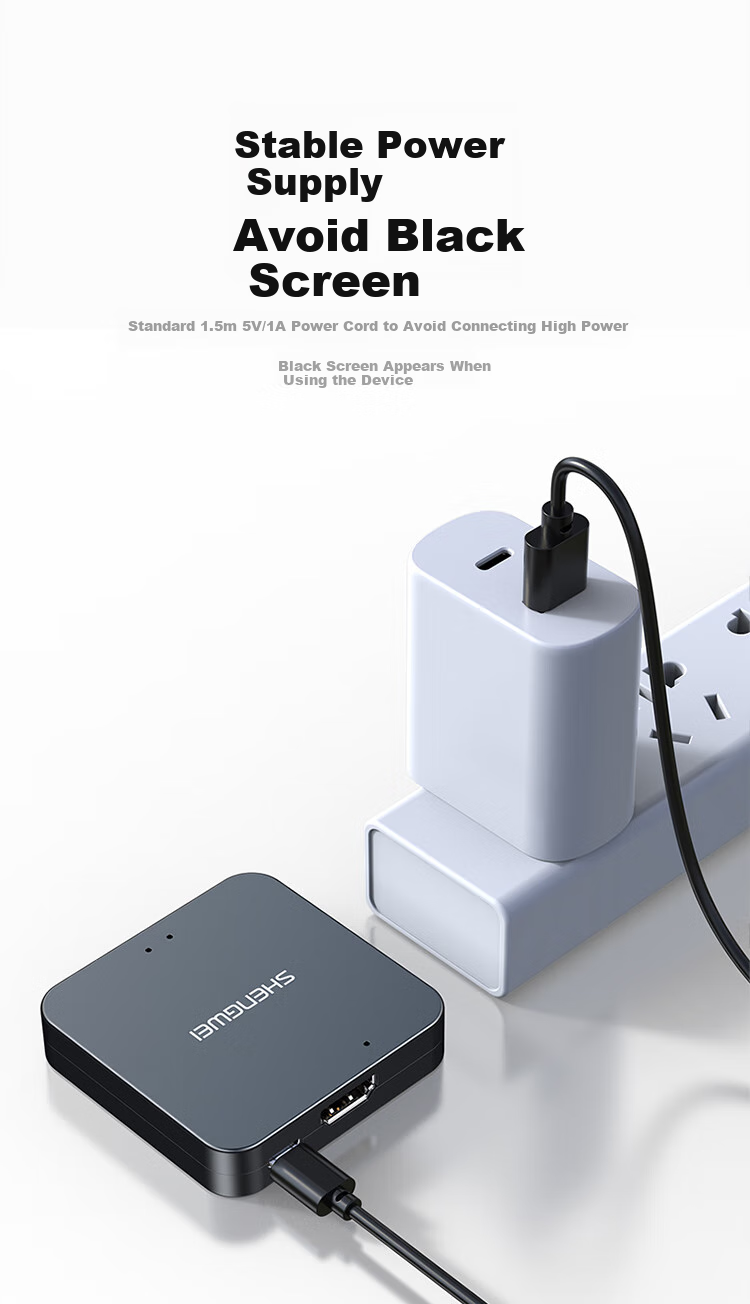 Shengwei HDMI Splitter DHD5102G, 1 вход 2 выхода, 4K@60Hz, 30 м, ABS пластик