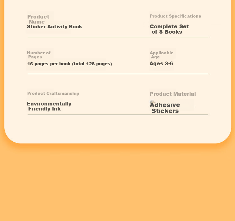 Книжка-наклейка "Звёздная неделя" для детей 3-6 лет, развивающая, 8 книг в комплекте