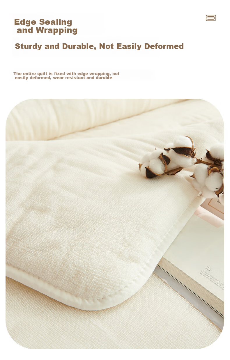 Матрас Wuyinliangpin 100% хлопок, 1.8*2м, 6 цзинь, Xinjiang First-Grade Cotton, толстый стеганый чехол для постельного белья