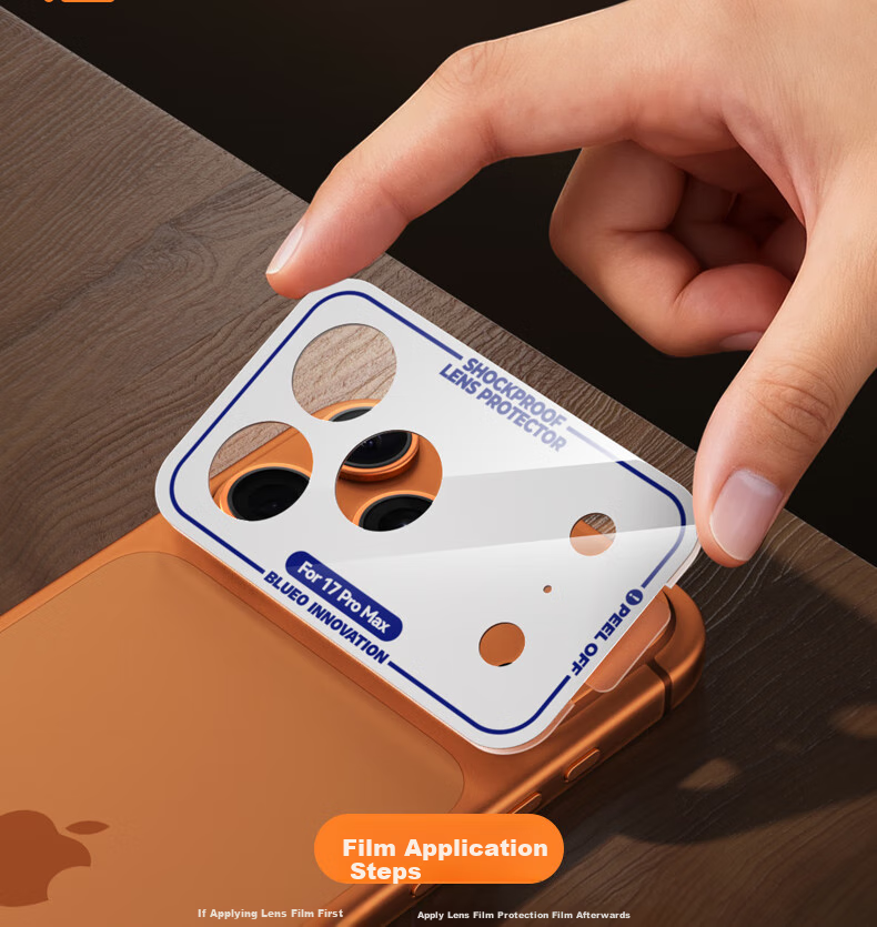 Защитная пленка для модуля камеры Lanxingxiansheng для Apple iPhone 17 Pro Max, защитная пленка для задней камеры, противоударная, устойчивая к царапинам