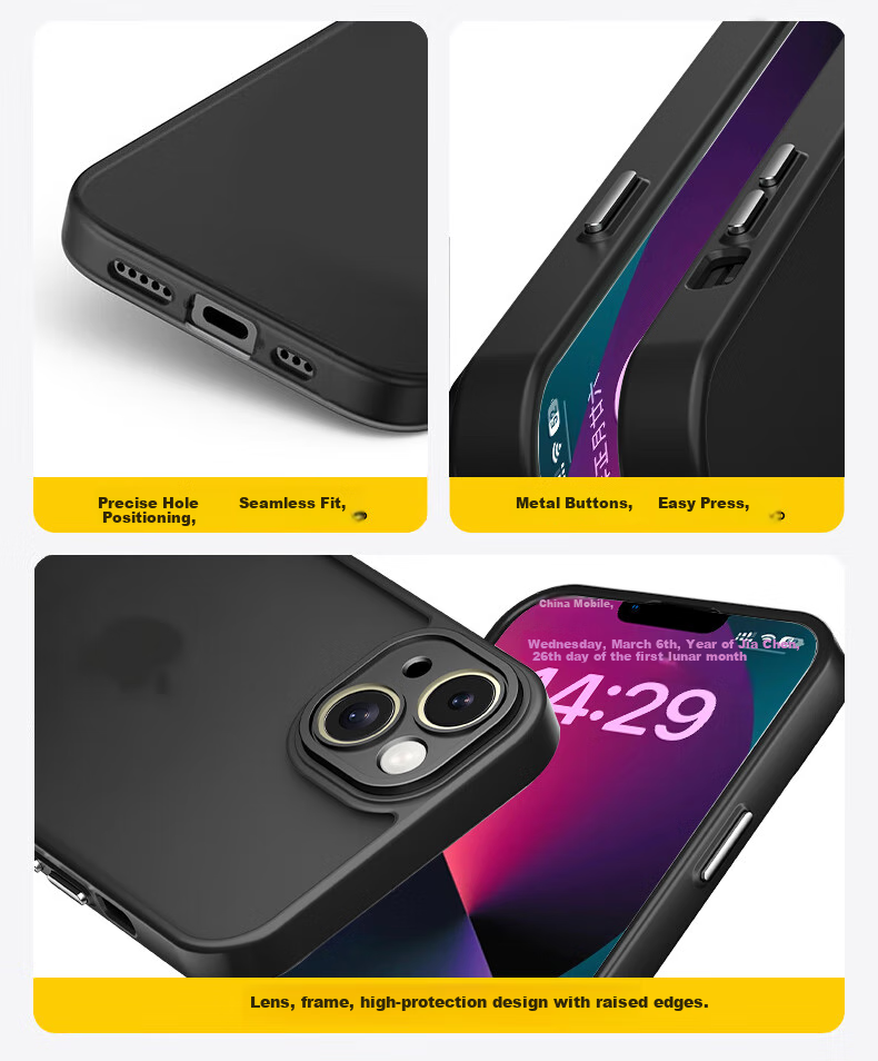 Чехол для Apple iPhone 13 KEKLLE, полупрозрачный матовый, противоударный, розовый