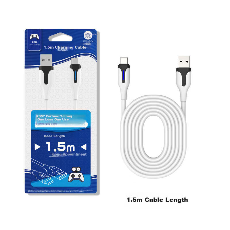 Кабель для зарядки геймпада Liangzhi L431, USB-C, 1.5 м, черный