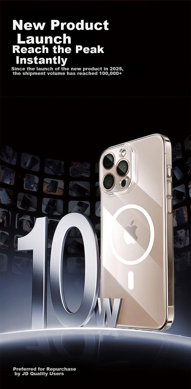 Чехол для Apple iPhone 13 Pro Max, Xuanka, прозрачный, противоударный, с защитой камеры, MagSafe