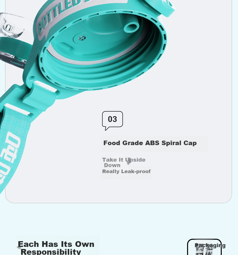 Бутылка для воды Dundun Joy Sports, большая емкость, портативная, подарок, с соломинкой и прямым питьем, 2500 мл, черный
