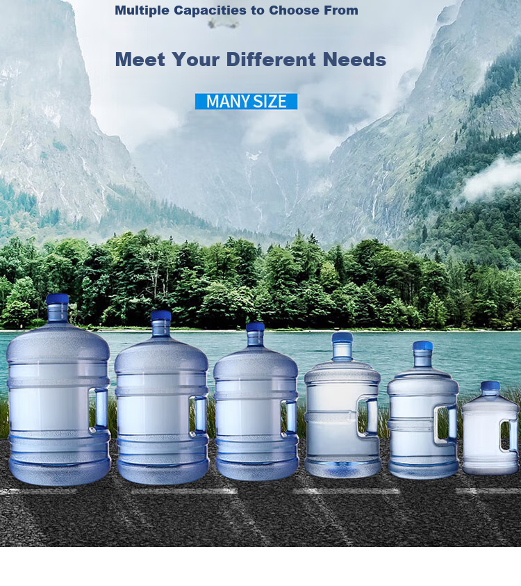 Емкость для воды BJ Pure Water Bucket, пищевой поликарбонат, 7.5 л, с ручкой и щеткой