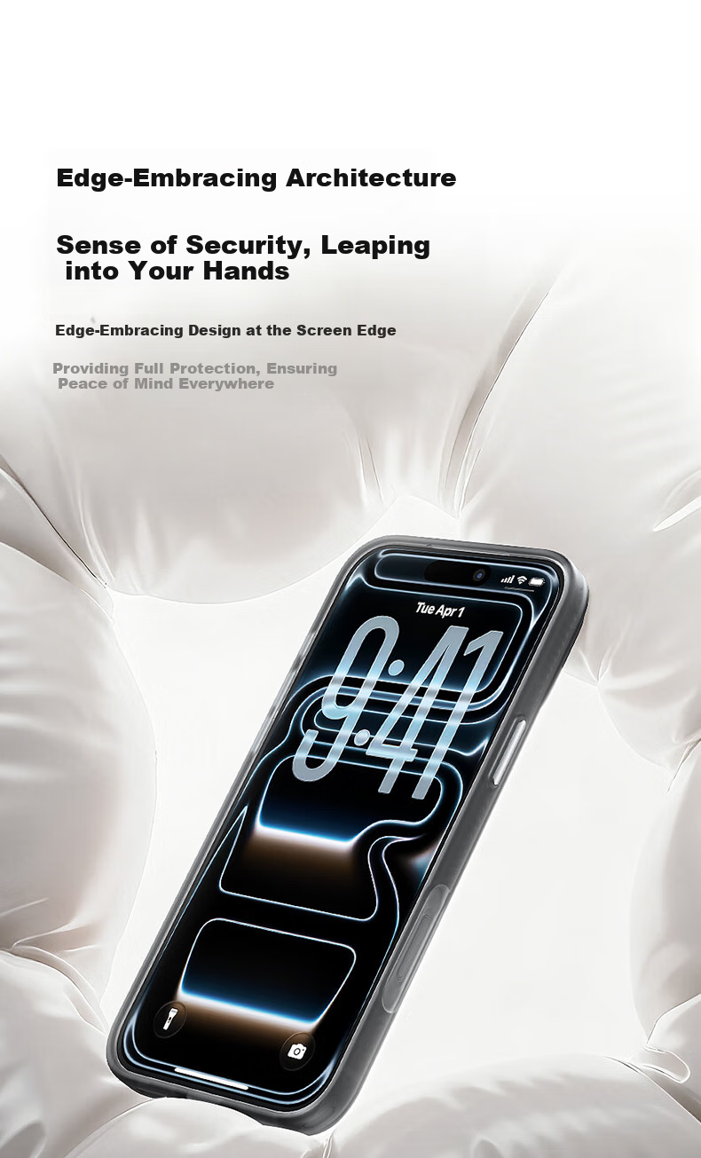 Чехол JD W&P для Apple iPhone 17 Pro Max, матовый, с магнитной зарядкой, противоударный, черный