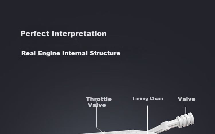 Конструктор ONEBOT V6 Engine Model, сборная модель двигателя, 14+, 400+ деталей, подарок