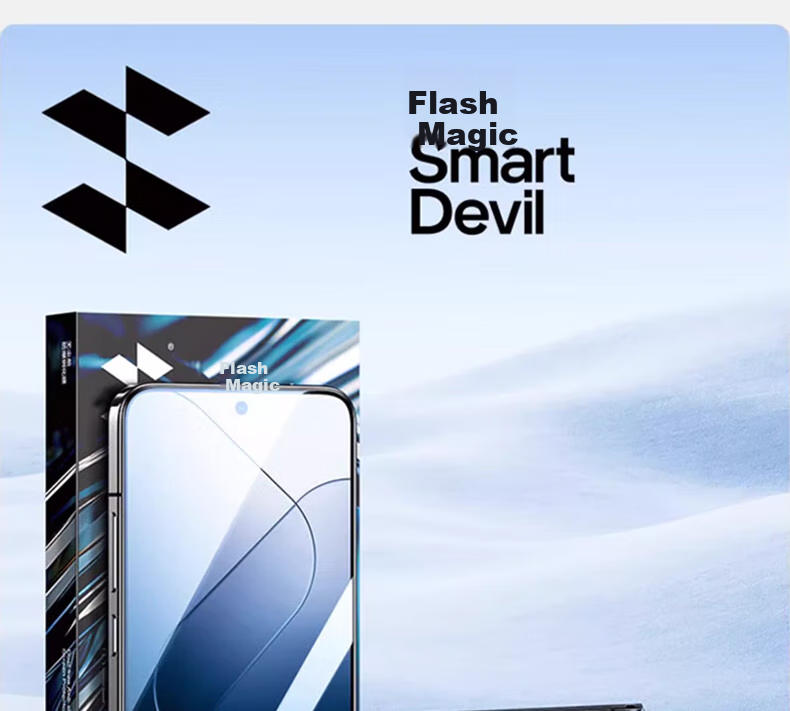 Защитное стекло SmartDevil для Xiaomi Redmi K80 / K80 Pro, ультразвуковая разблокировка, полное покрытие, HD, без белых краев