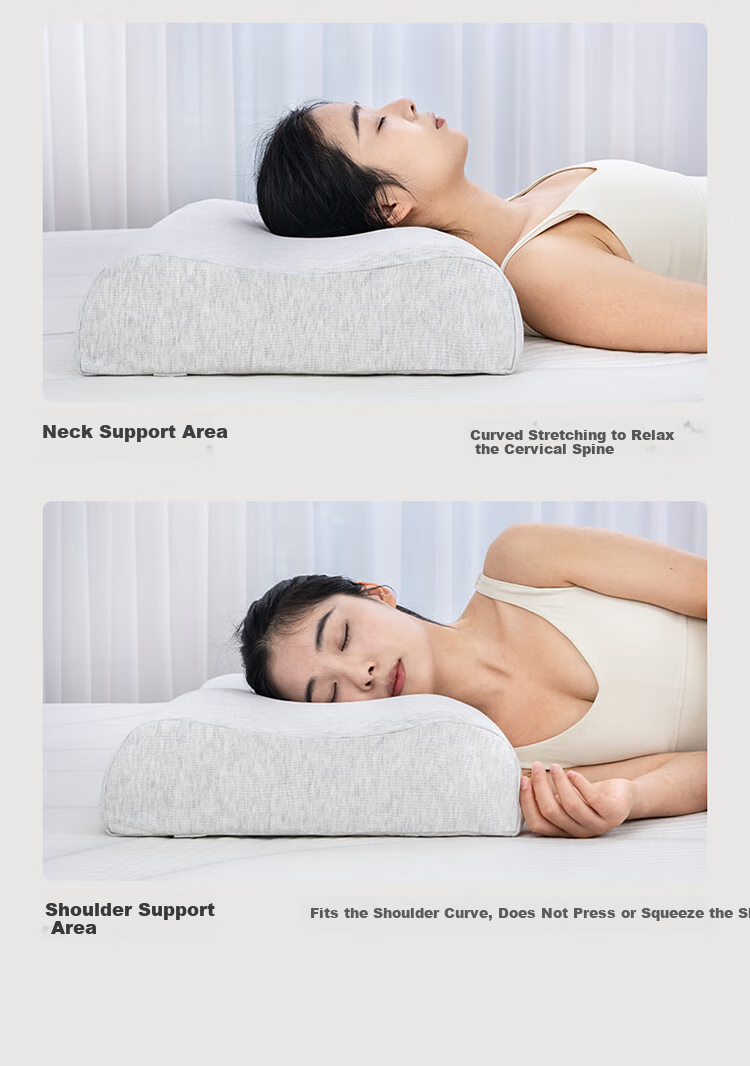 Подушка AiSleep Thai Latex Pillow, 94% натурального латекса, импорт из Таиланда, поддержка шейного отдела позвоночника для взрослых, подушка для глубокого сна