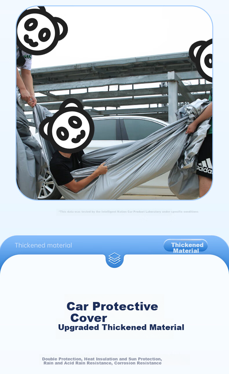 Универсальный автомобильный чехол WITGOER для Nissan Sylphy, Buick Excelle, Toyota Corolla, утолщенный, защитный, от солнца, дождя и пыли, теплоизоляционный