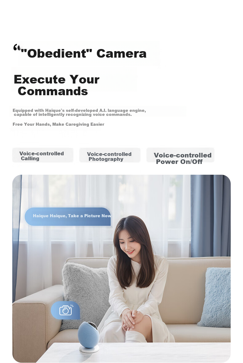Камера видеонаблюдения Huawei Zhixuan Queidan Pro, HarmonyOS, 8Мп, 360°, ночное видение, панорамный обзор, удаленные звонки