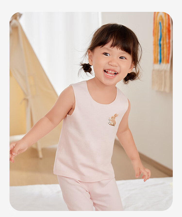 Детская майка Labi Baby, 2 шт., хлопковая, для мальчиков, белый, размер 120