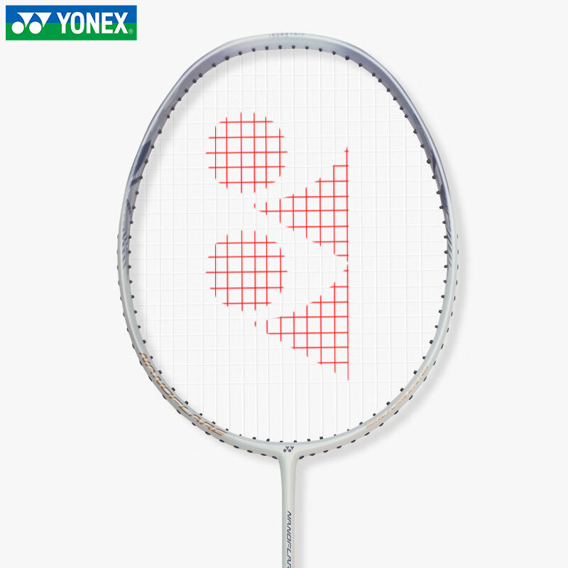Бадминтонная ракетка YONEX Flash NF10S, 5U, полноразмерная из углеродного волокна, ультралегкая, гибкая, наступательно-оборонительная, светло-серо-синяя