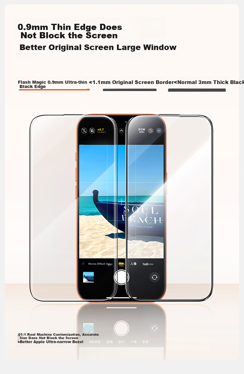 Защитная пленка Shanmo AR для iPhone 17 Pro, закаленное стекло, полноэкранное покрытие, антибликовая, пыленепроницаемая, противоударная